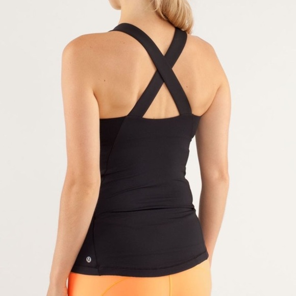 Lululemon Spin It To Win It Tank White & Navy - Picture 2 of 8